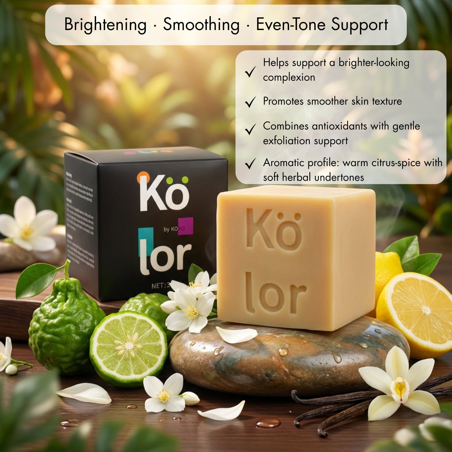 A complete luxury cleansing ritual in a single bar.